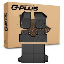 Floor Mats  Cargo Liner for Equinox 2018-2024 All Weather Waterproof Black 4PCS