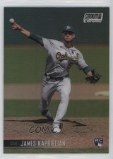 2021 Topps Stadium Club Chrome Refractor James Kaprielian #177 0e2x