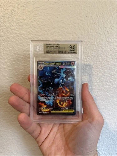 Mega Charizard x EX 125/094 Me02: Phantasmal Flames Holo BGS 9.5