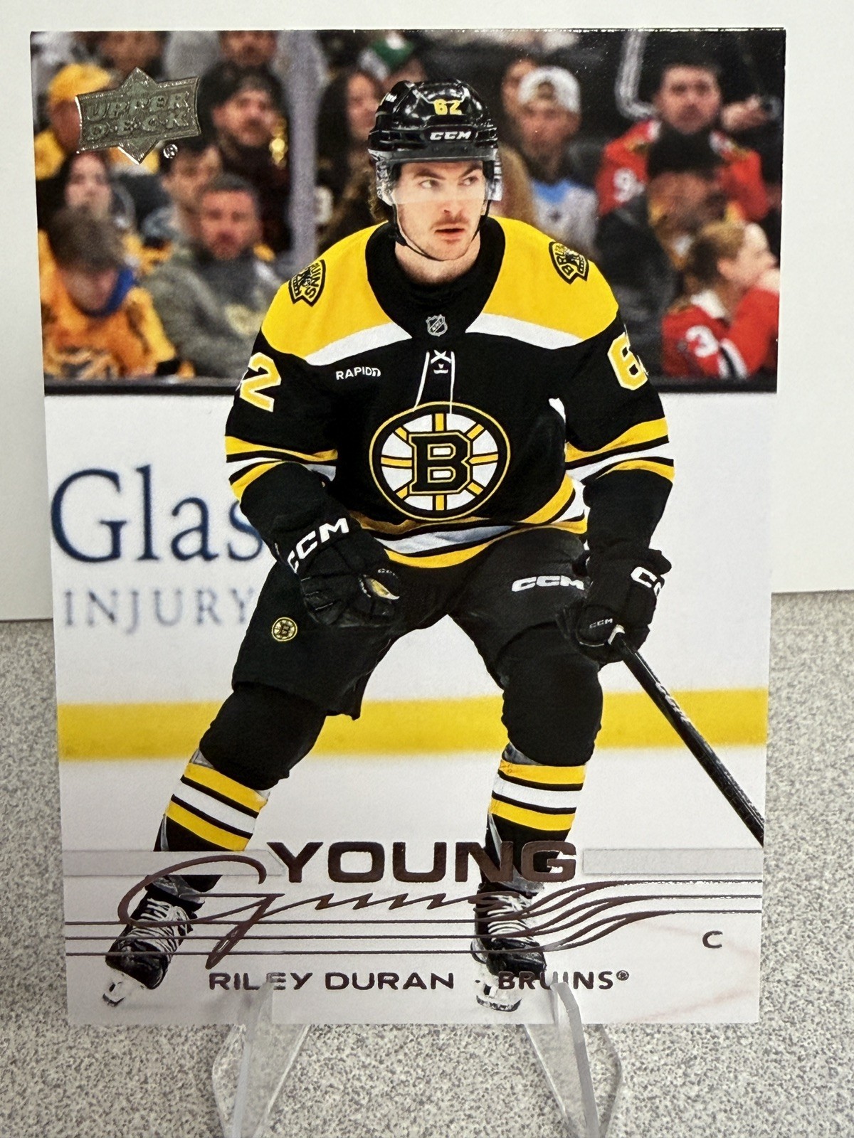 Upper Deck 2025-26 Young Guns #211 Riley Duran Boston Bruins NHL Rookie