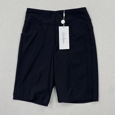 Lady Hagen Women's Golf Athletic Shorts Size XS 10" Tummy Control Black Casual