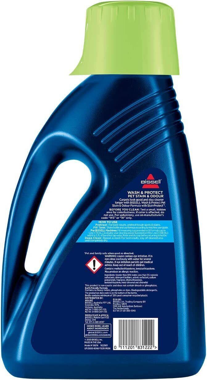 Bissell Wash Deep Clean Concentrated Carpet Shampoo Cleaner Formula
