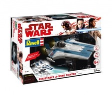 Star Wars VIII Revell 06762 - Build & Play, Resistance A-Wing Fighter, Blue