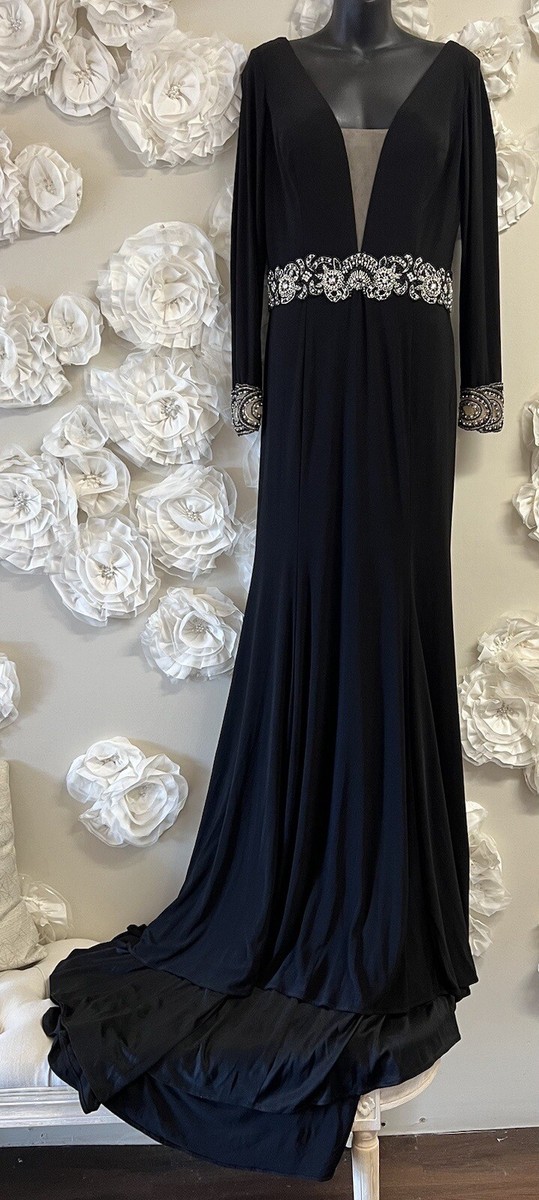 jewels formals dresses GLS GL3817 Fitted Long Prom Corset Beaded Sequin Dress main image 0
