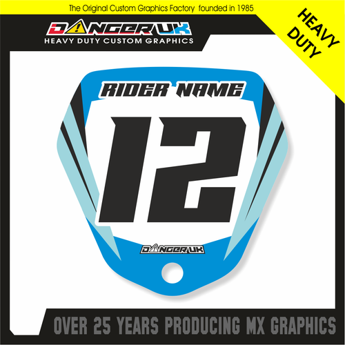 REVVI 12" 16" 16 PLUS 12 16 INCH CUSTOM FRONT NUMBER BOARD GRAPHIC STICKER DECAL - Picture 14 of 20