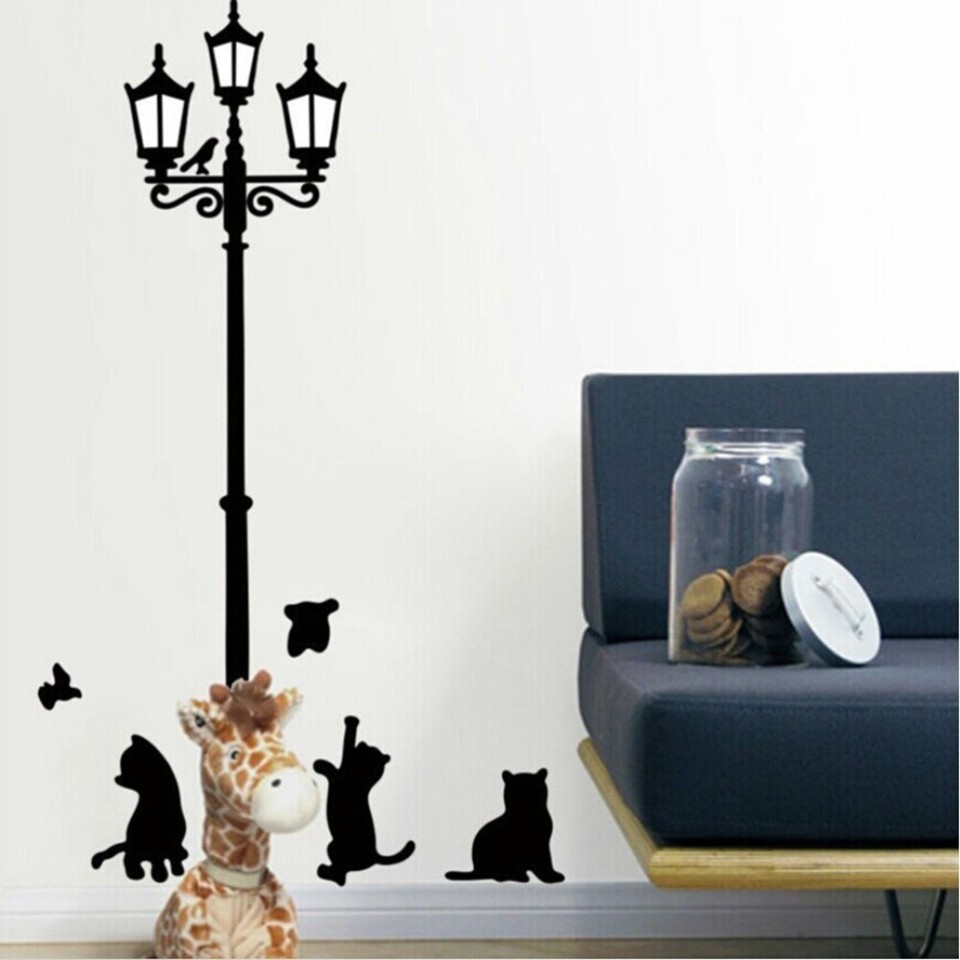 33 X60cm Wall Stickers for Kids Living Room Cat Decals Child eBay