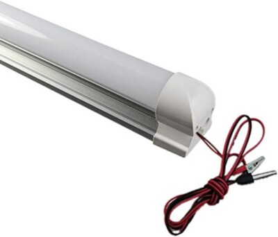 5W LED DC 12V Notfall T8 Röhre Streifen Glühbirne 1,35m Kabel & Krokodilklemmen
