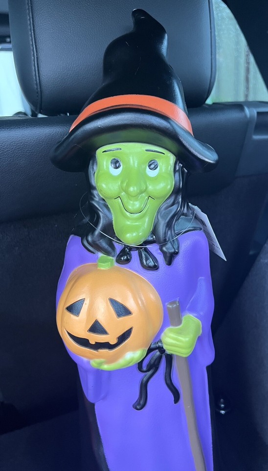 Halloween WITCH Blow Mold Cracker Barrel Exclusive Blowmold Decor NEW