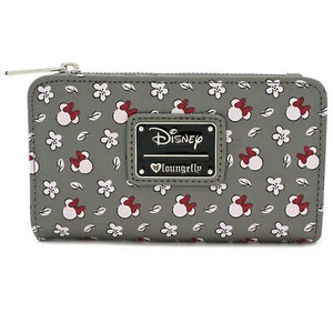 grey purse wallet
