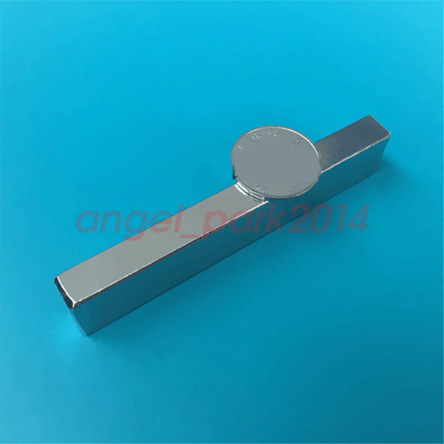 2 piezas/lote N50 100 mm x 20 mm x 10 mm imán permanente de neodimio 4"" x 0,7"" x 0,4"" - Imagen 2 de 2