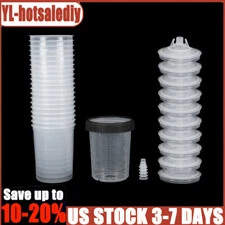 Disposable Paint Spray Gun Cup Liners & Lid System 27oz 800ml US STOCK