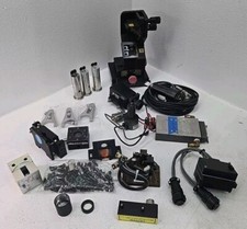 Large Lot of Microscope Assorted Parts  Attachments Stands Posts Filters