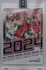 Ricky Pearsall 49ers 2024 PANINI INSTANT YEAR ONE BLACK One of One 1/1 YO-31 RC