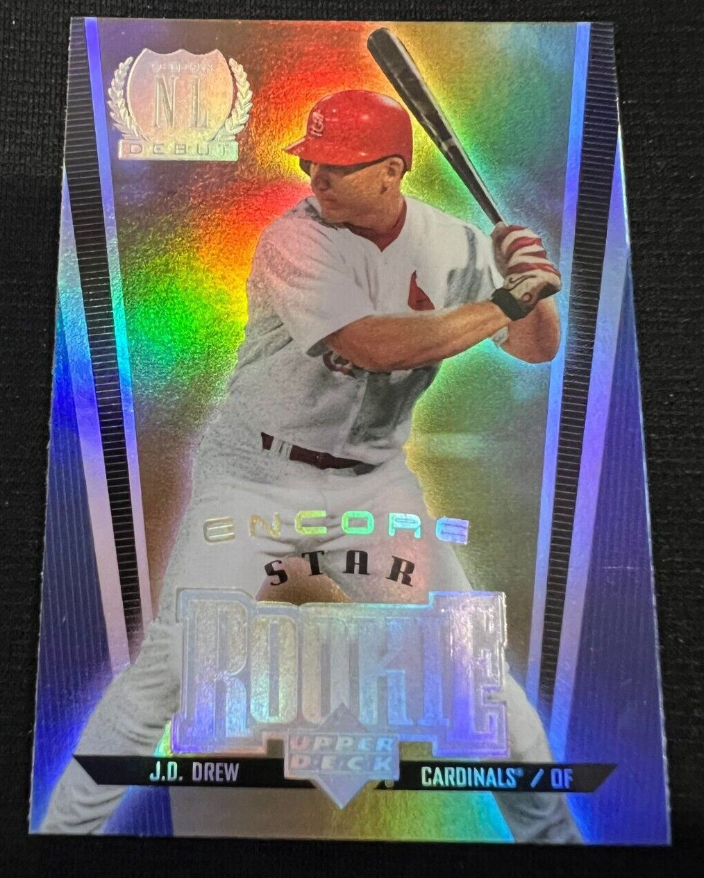 J.D. DREW St. Louis Cardinals 1999 Upper Deck Encore Star Rookie Card RC #100