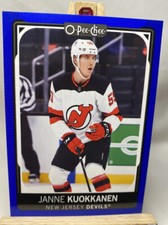 JANNE KUOKKANEN 2021-22 O-Pee-Chee Hockey BLUE Border SP #283