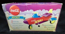 1995 Limited Edition Coca Cola Die-Cast Metal ROCKET PEDAL CAR With Box