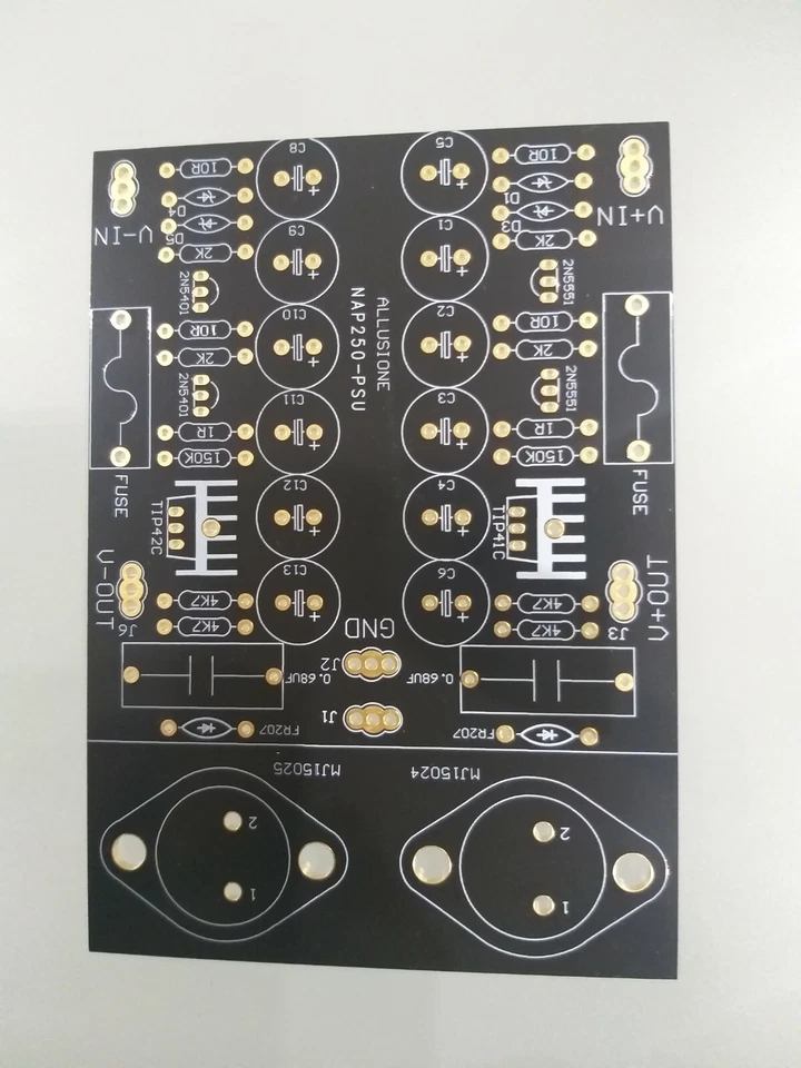 Gold - Plated PCB (1 set) for NAIM clone NAP250 - Image 3 of 3