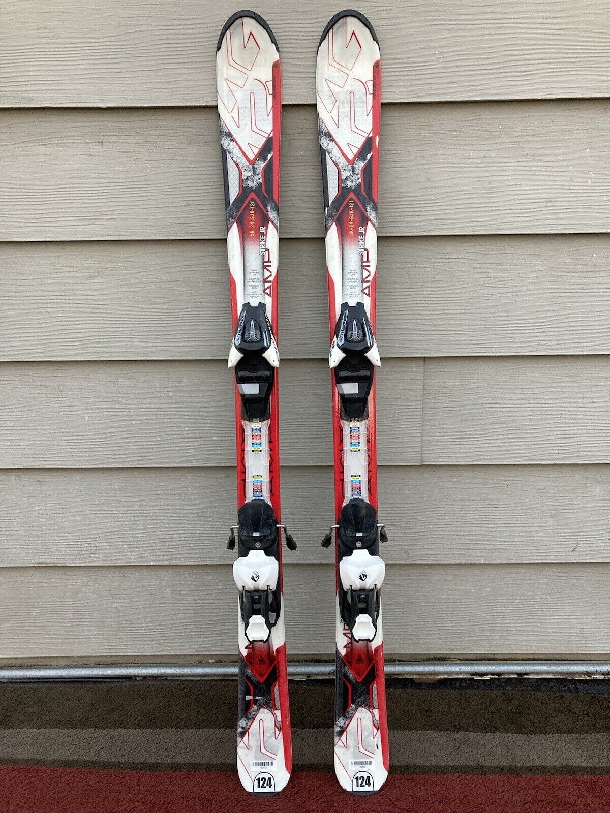 Nominering Pinpoint mikrobølgeovn K2 Amp Strike Jr 124 cm Kids Skis + Salomon L7 (Good Condition) | eBay