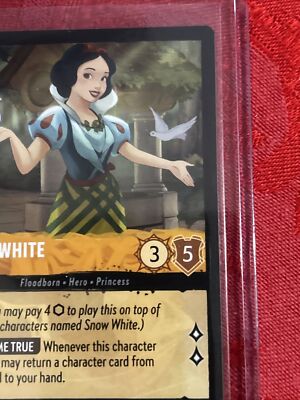 Disney Lorcana Rise of the Floodborn Legendary Snow White Well