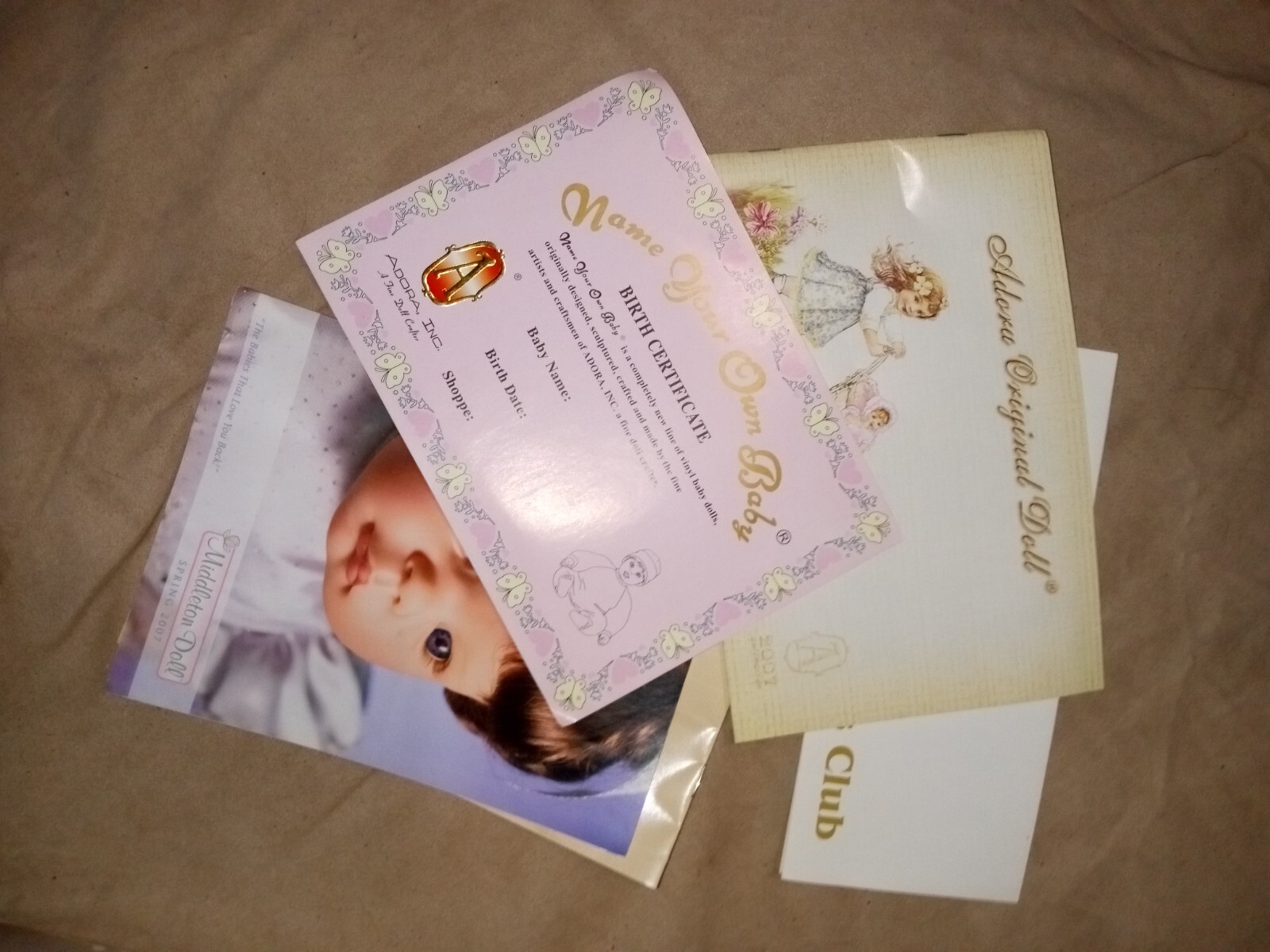 Adora, Inc. Collectible Name Your Own Baby Doll