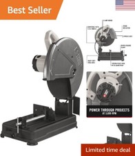 Professional 14-Inch Metal Cutting Saw with Quick-Release Clamp - Durable Design