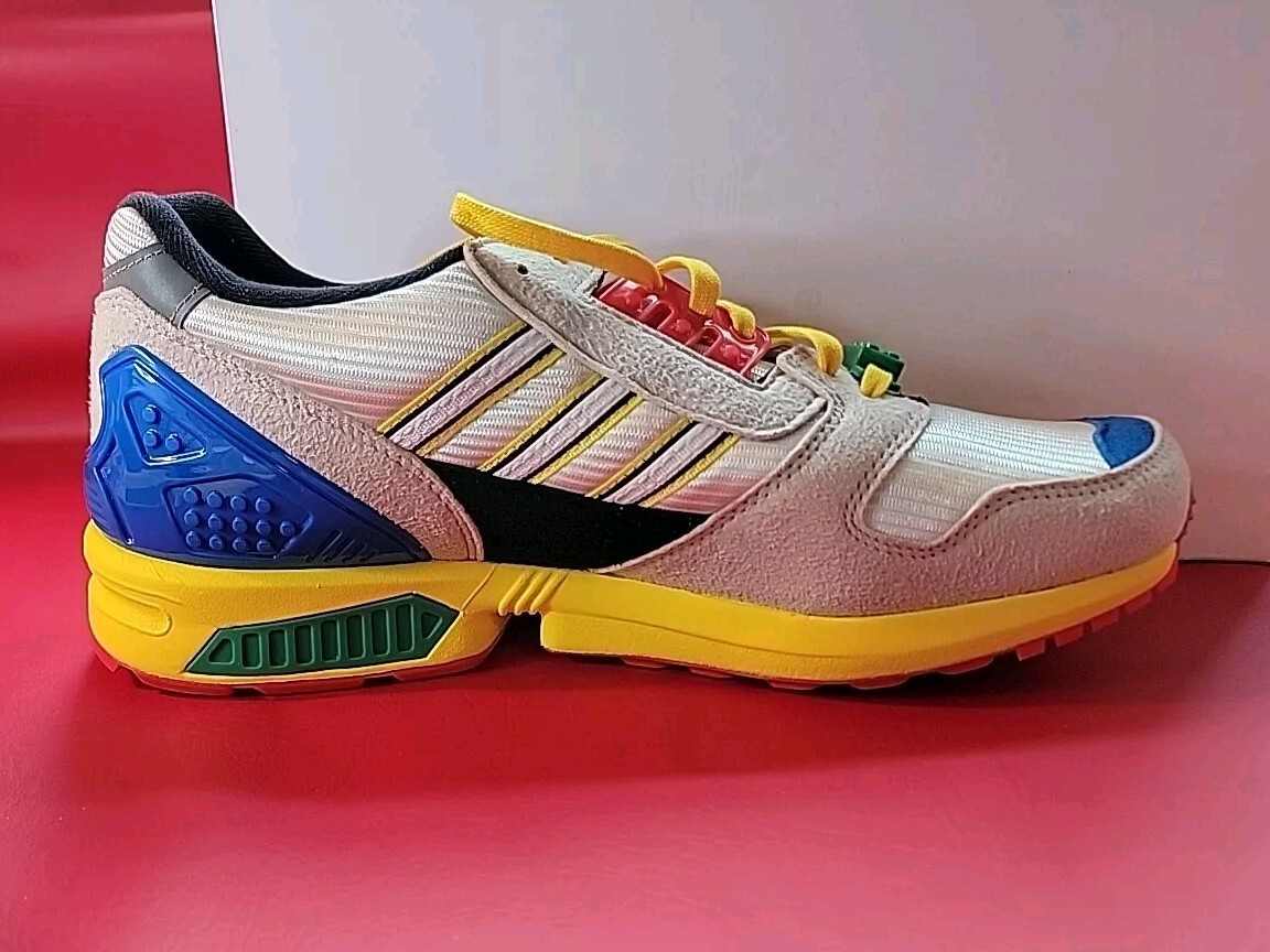 Adidas ZX 8000 LEGO Shoes Men Legendary Blocks Size 10 NEW