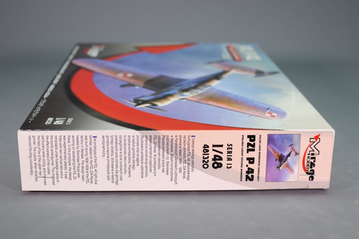 LP795 MIRAGE 481320 Maquette 1/48 1:48 Avion militaire bombardier PZL P.42