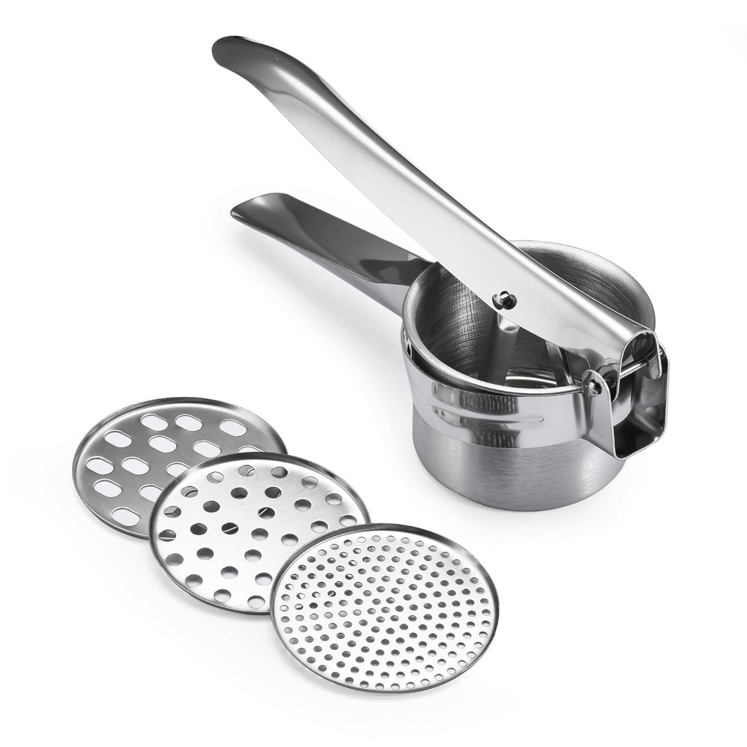 2LB Depot Potato Ricer with 3 Interchangeable Discs Potato Masher