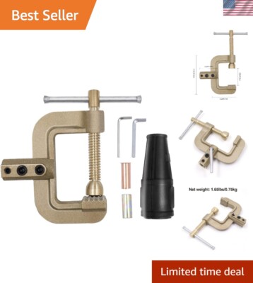 G Ground Welding Earth Clamp 0.75kg Full Cooper 400A High Standard Solid Bras...