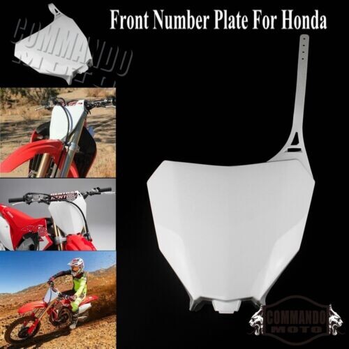 Dirt Bike Front Number Plate For Honda CRF250R CRF250RX CRF450R CRF450RX 17-20 - Picture 1 of 7