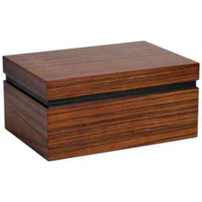 Humidor Supreme Dane Cigar Humidor Wood Box, Brown - 60 To 100 Cigars