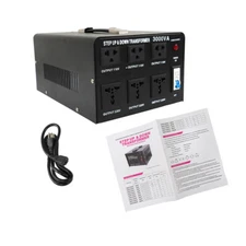 Step Up/Down 110-120V to 220-240V Converter 3000W Voltage Transformer New