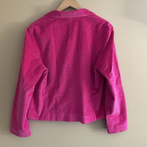 Talbots Pink Corduroy Blazer With Pockets - Plus Size Women’s 20 - Picture 2 of 12