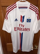 Adidas 2014/15 Hamburger SV Home Jersey, Shirt, Size Medium, Van Der Vaart
