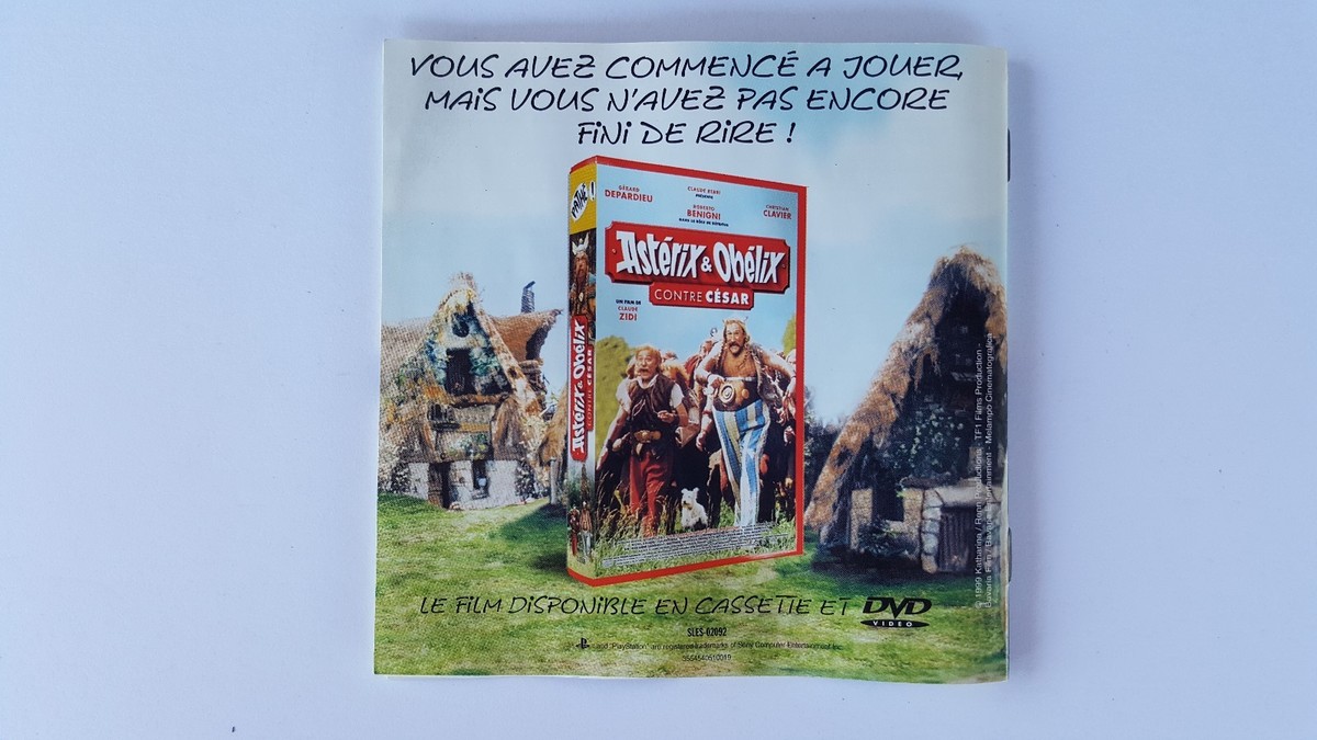 Astérix & Obélix Contre César – PS1 – Jeu Complet PAL – Très Bon état CIB – Retro