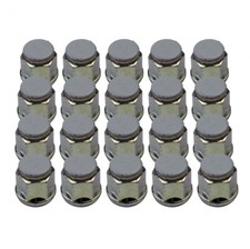 20 x Radmutter geschlossen m. Kappe M12 x 1,25 Kegelbund 60° SW 19 verzinkt Höhe