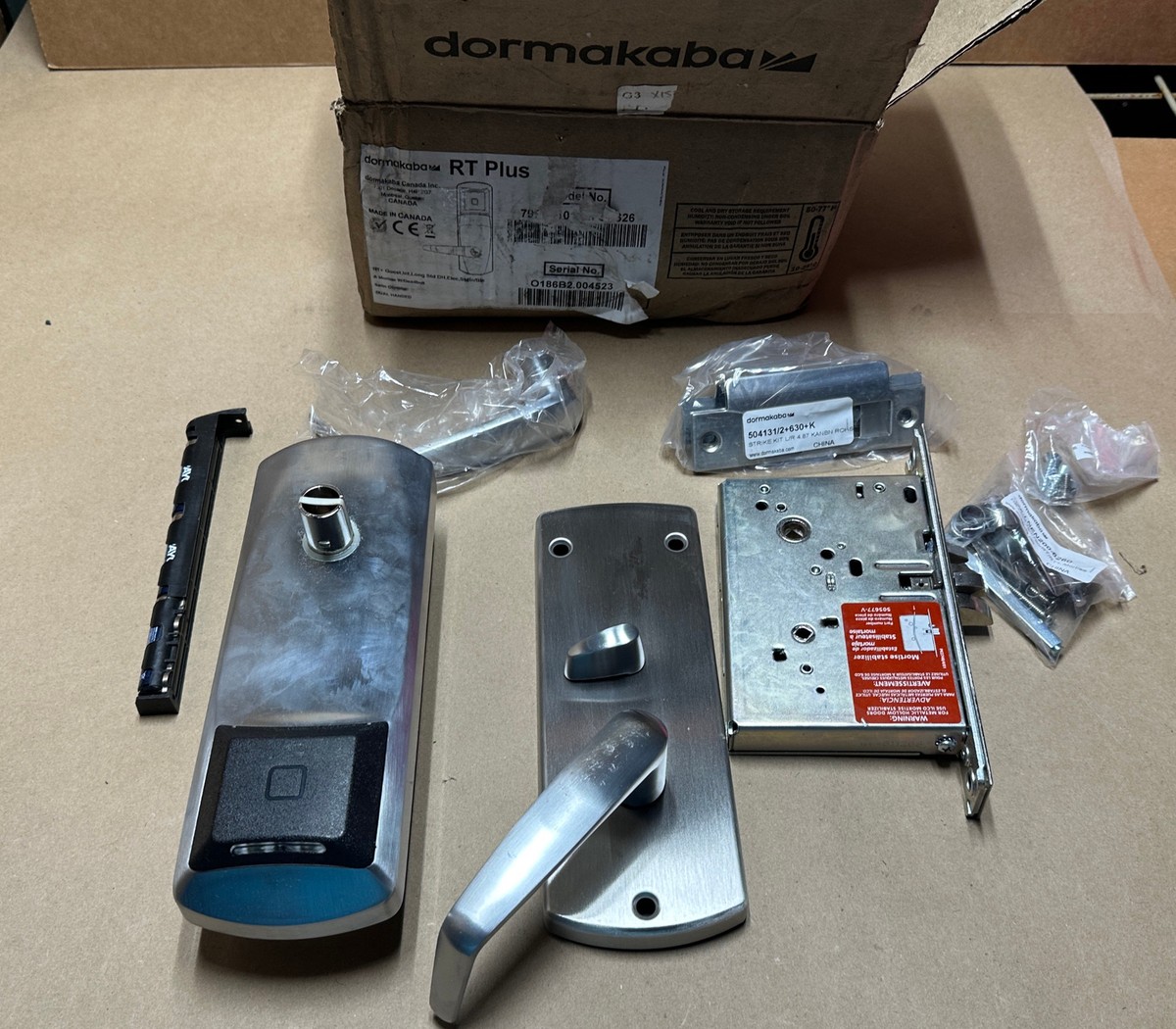 Dormakaba RT Plus Mortise w/ Deadbolt Doorknob Guest Entry Satin