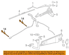 GM OEM 14-17 SS Windshield Wiper Washer Components-Washer Nozzle 92256522