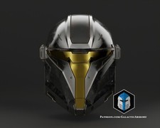 Halo/starwars mashup! Halo mando spartan Helmet - 3D Printed Finished/DIY Piece