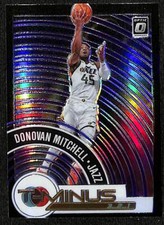 2020 Donruss Optic T-Minus 3...2...1 Purple Donovan Mitchell #6 Prizm Utah Jazz