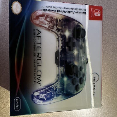 PDP Afterglow Prismatic Deluxe Audio Wired Controller for Nintendo Switch