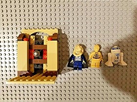 LEGO Star Wars Set 4475 Jabba's Message Complete w/ Minifigs Manual NEW