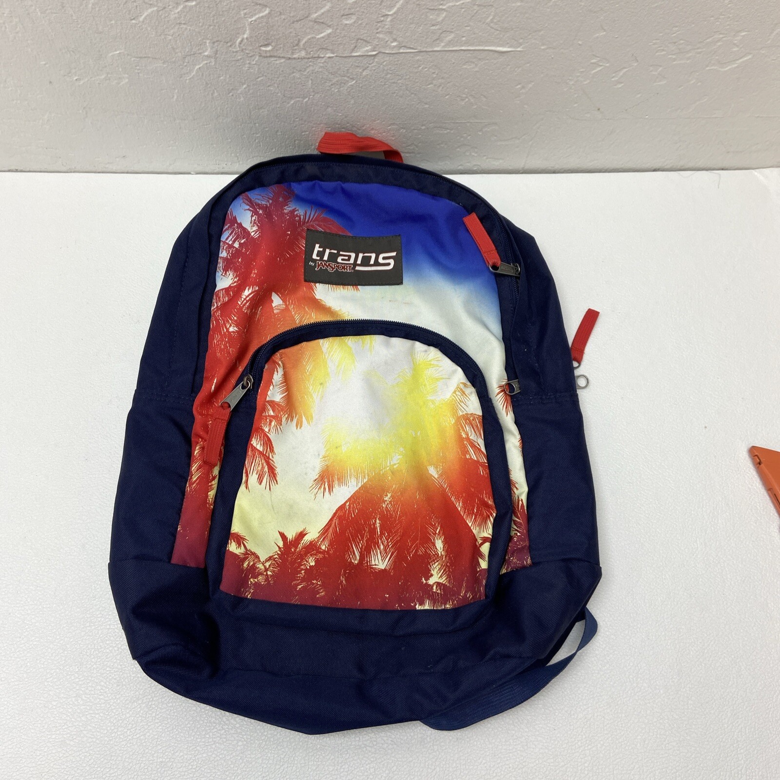 Trans by JanSport Palm Trees Print Backpack School Bag