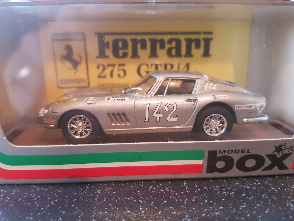 BOX MODEL FERRARI 275 GTB/4 SILVER. 1:43 scale MIB! | eBay UK
