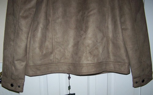 NWT Emporio Milano Italian Taupe Suede Coat Jacket Sample Mens European Size XL - Picture 5 of 24