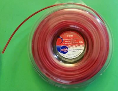 STRING TRIMMER CUTTING LINE .155 LINE USA MADE 105 ft  1 LB RED ROUND