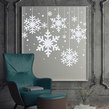 Snowflake Wall Decal Christmas Decal Holiday Vinyl Home Sticker Decor MA337