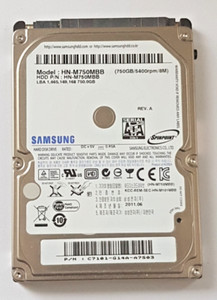 750 GB SATA Samsung Spinpoint HN-M750MBB 5400rpm 8MB HDD 2.5" interne Festplatte