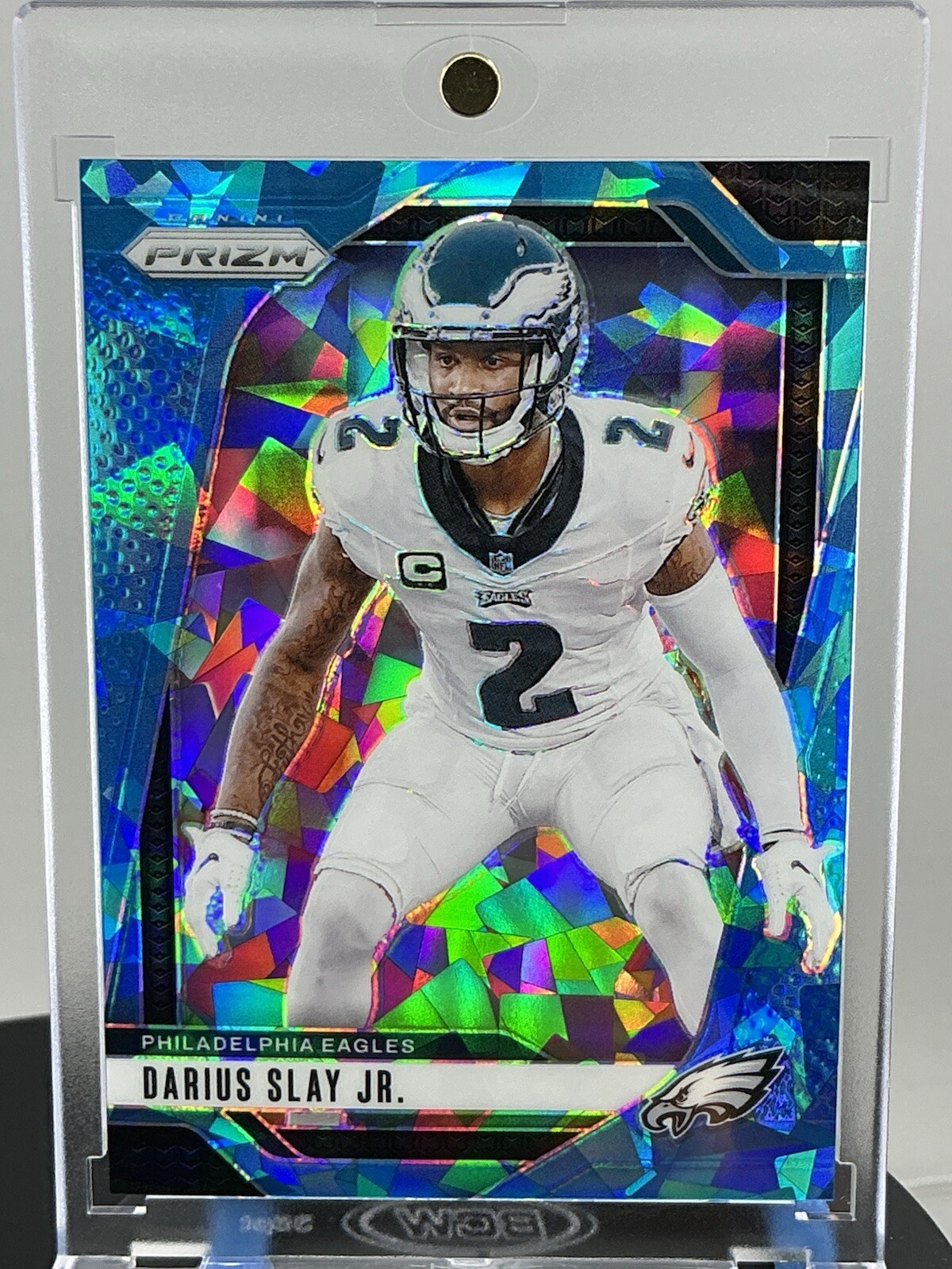 2024 Panini Prizm Darius Slay Jr Blue Ice Prizm 13/99 #235 Philadelphia Eagles