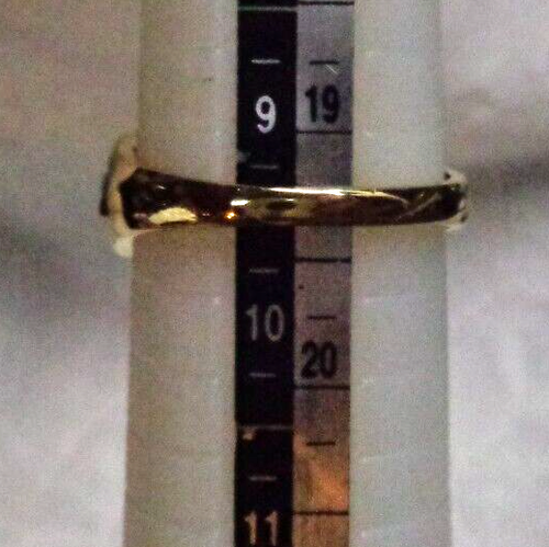 QVC / HSN Gold Over .925 Sterling Silver CZ Peridot Green Stone Ring ~ Size 10 - Picture 6 of 12